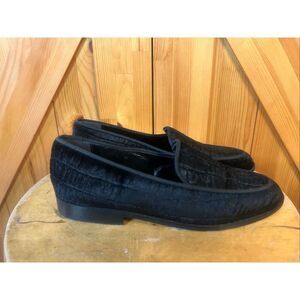 Andre Assous Womens Black Velvet Shoes Size 7